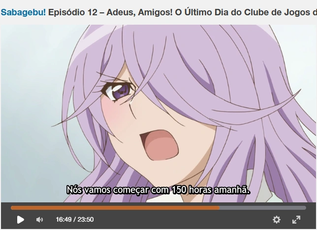 Sabagebu! em português brasileiro - Crunchyroll