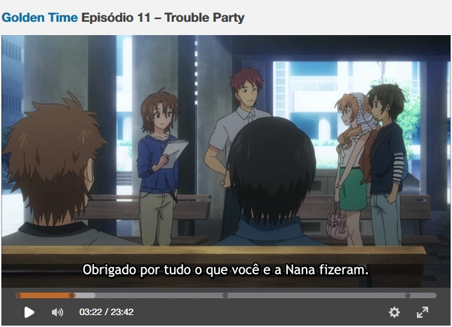 Golden Time Episode 22