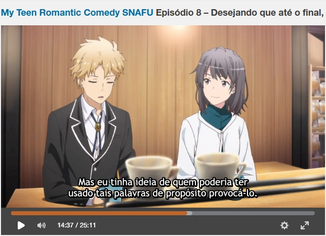 Yahari Ore no Seishun Love Comedy wa Machigatteiru. Kan ― Erros da  Crunchyroll