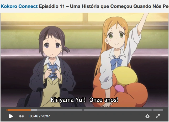 Kokoro Connect ― Erros da Crunchyroll