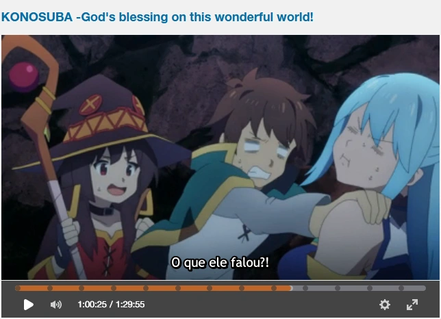 História Konosuba - Megumin e Kazuma - Quatro - História escrita