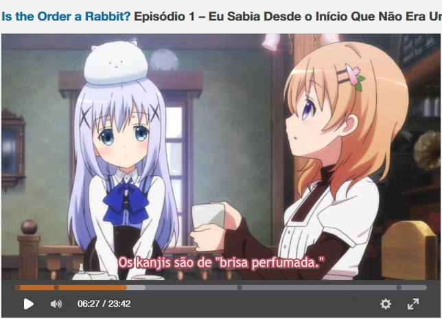 Is the Order a Rabbit? em português brasileiro - Crunchyroll