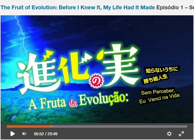 The Fruit of Evolution: Before I Knew It, My Life Had It Made Sem