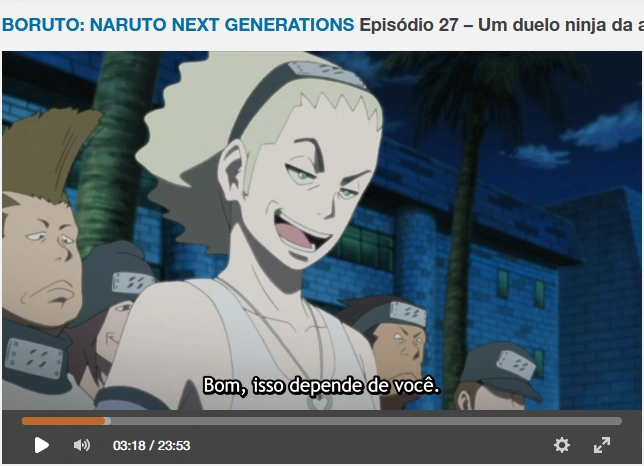 Boruto: Naruto Next Generations ― Erros da Crunchyroll