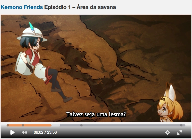 Kemono Friends ― Erros da Crunchyroll