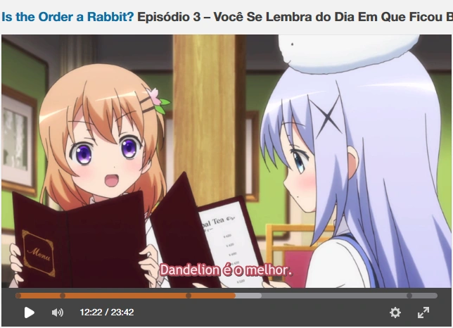 Is the Order a Rabbit? em português brasileiro - Crunchyroll