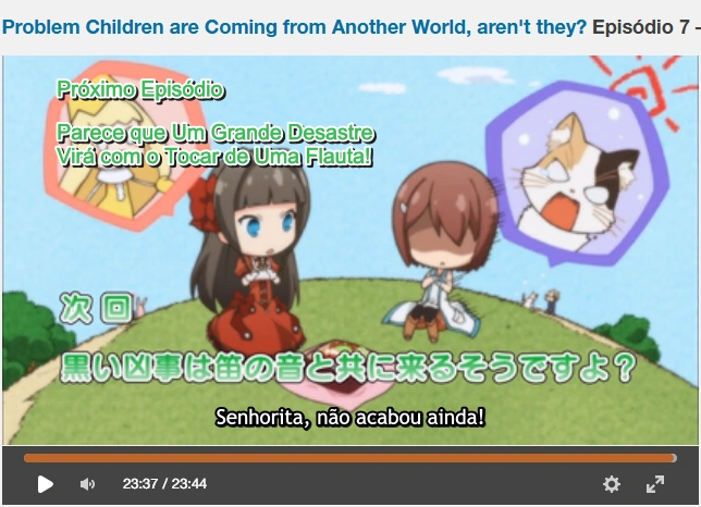 Problem Children are Coming from Another World, aren't they? em português  brasileiro - Crunchyroll